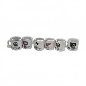 NHL Stanley Cup Champions Collectible Gumball Micro Mugs / Lot of 6
